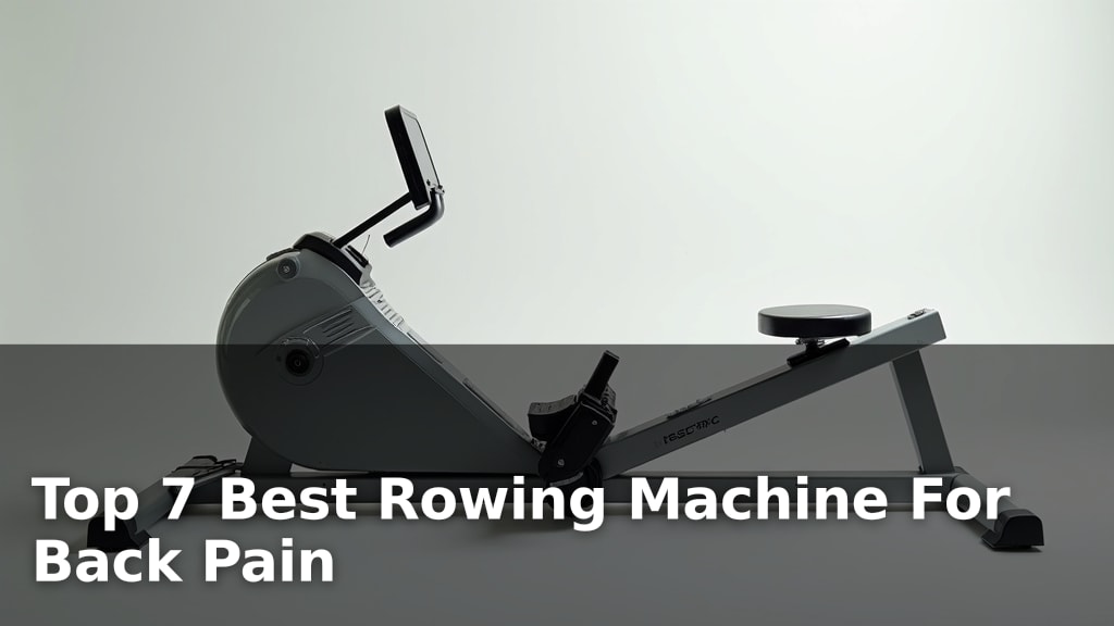 Top 7 Best Rowing Machine For Back Pain