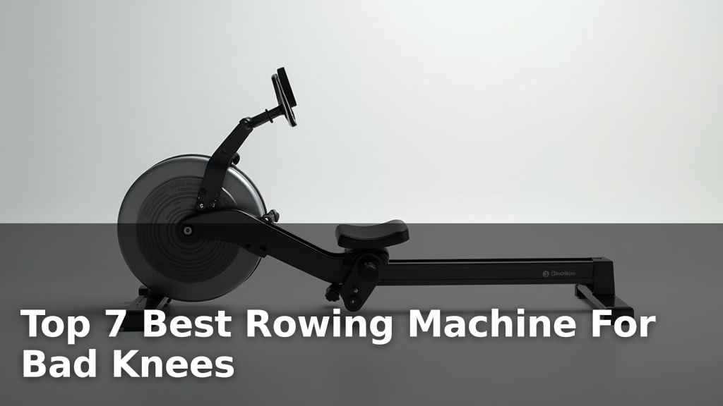 Top 7 Best Rowing Machine For Bad Knees