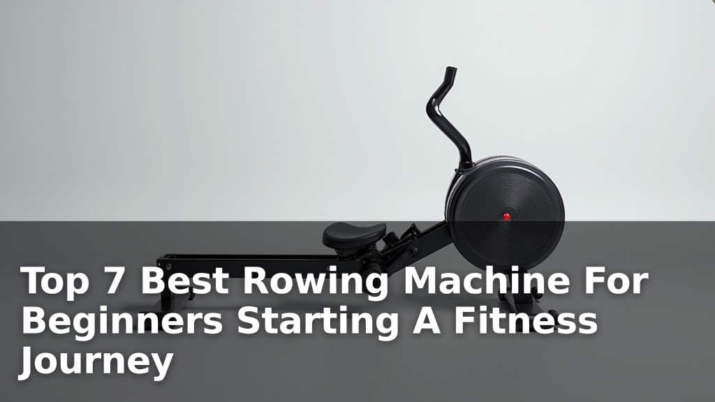 Top 7 Best Rowing Machine For Beginners Starting A Fitness Journey