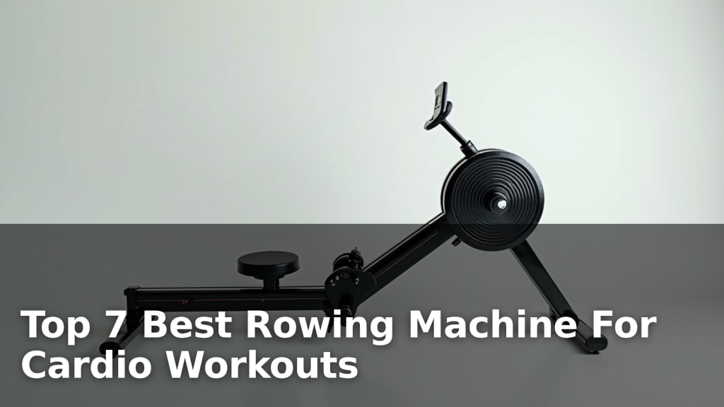 Top 7 Best Rowing Machine For Cardio Workouts