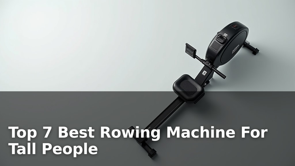 Top 7 Best Rowing Machine For Tall People