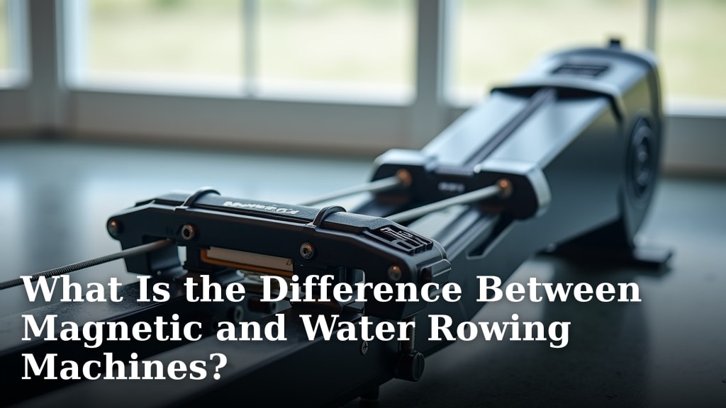 What Is the Difference Between Magnetic and Water Rowing Machines?