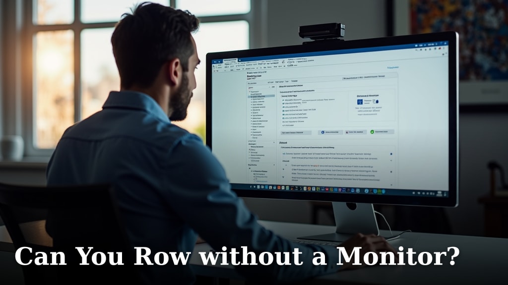Can You Row without a Monitor?