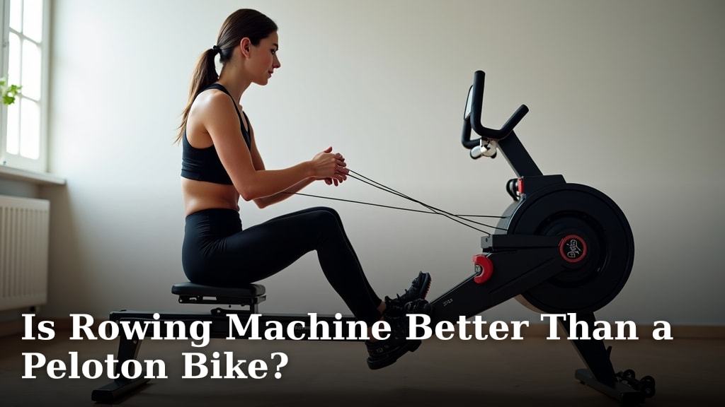 Is Rowing Machine Better Than a Peloton Bike?