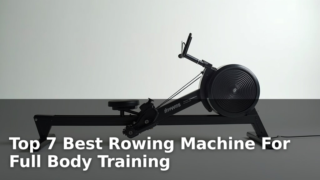 Top 7 Best Rowing Machine For Full Body Training