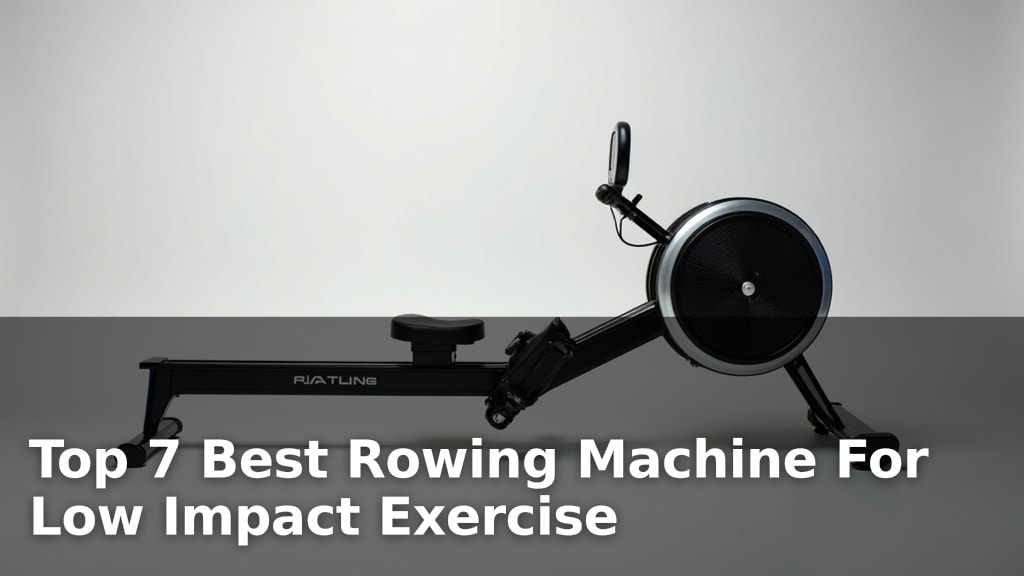 Top 7 Best Rowing Machine For Low Impact Exercise