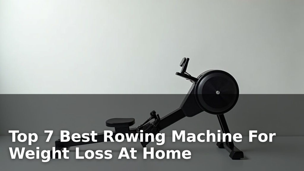 Top 7 Best Rowing Machine For Weight Loss At Home