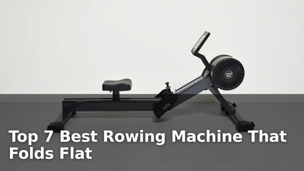Top 7 Best Rowing Machine That Folds Flat