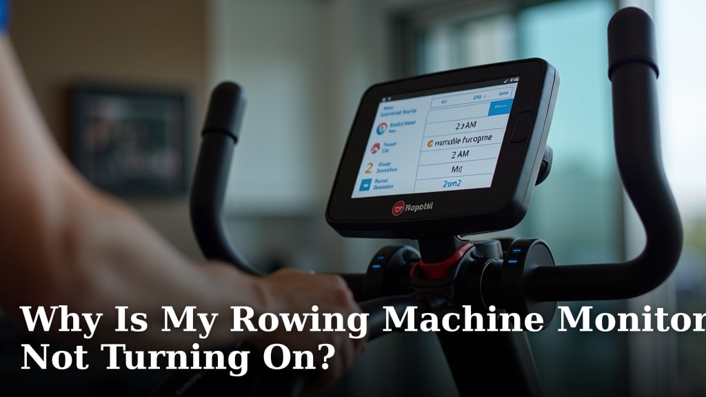 Why Is My Rowing Machine Monitor Not Turning On?