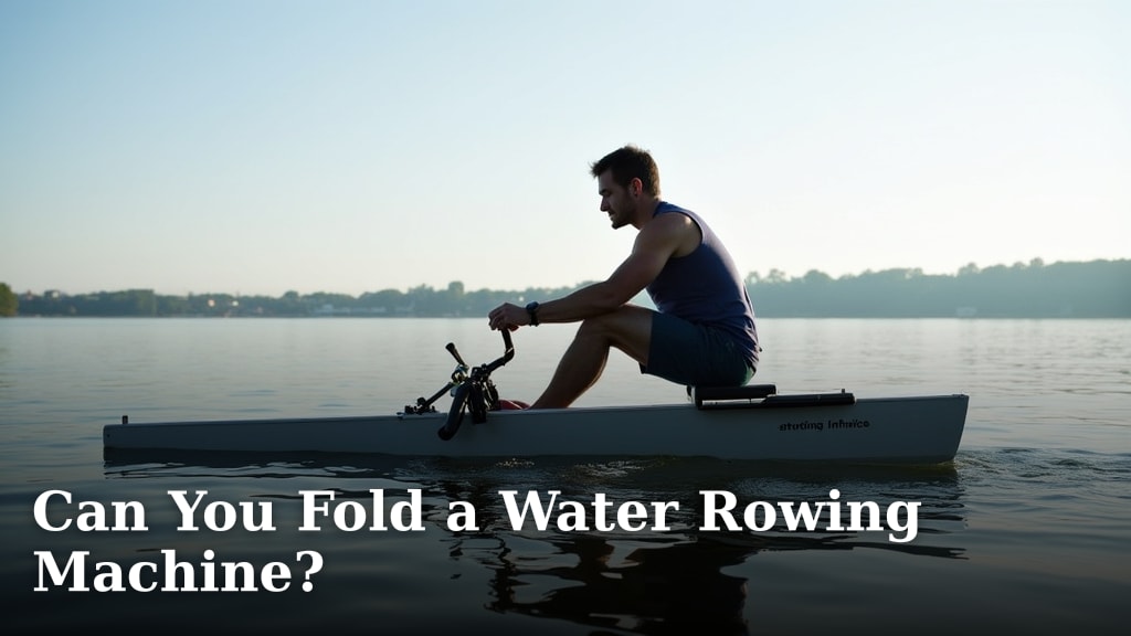 Can You Fold a Water Rowing Machine?