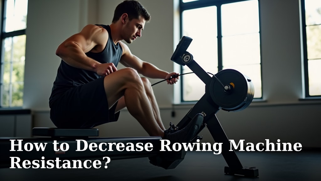 How to Decrease Rowing Machine Resistance?