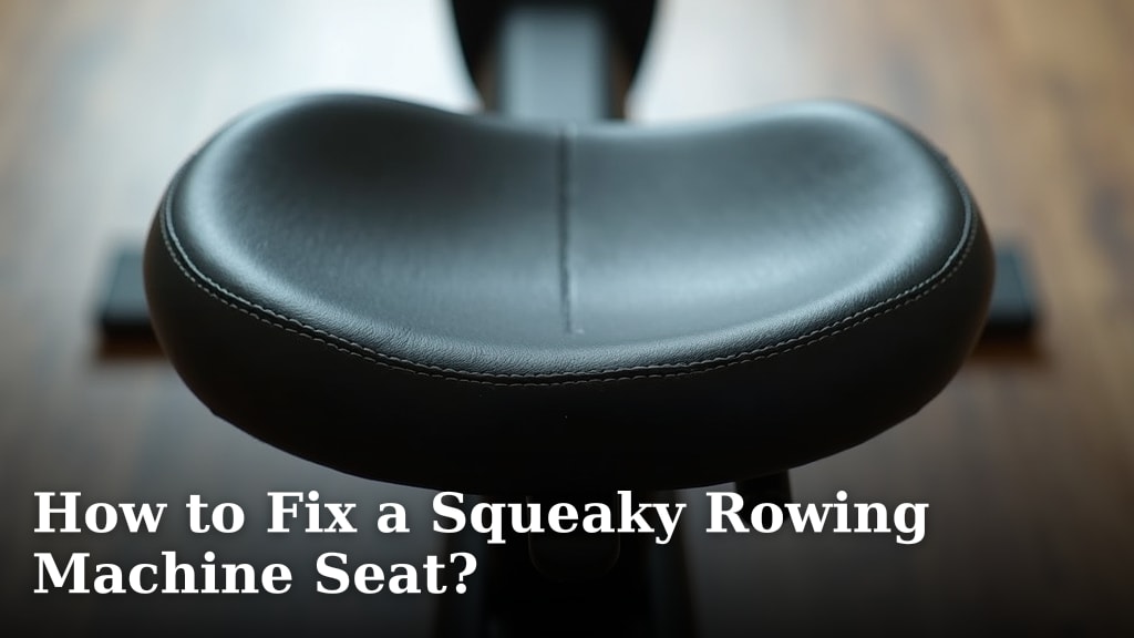How to Fix a Squeaky Rowing Machine Seat?