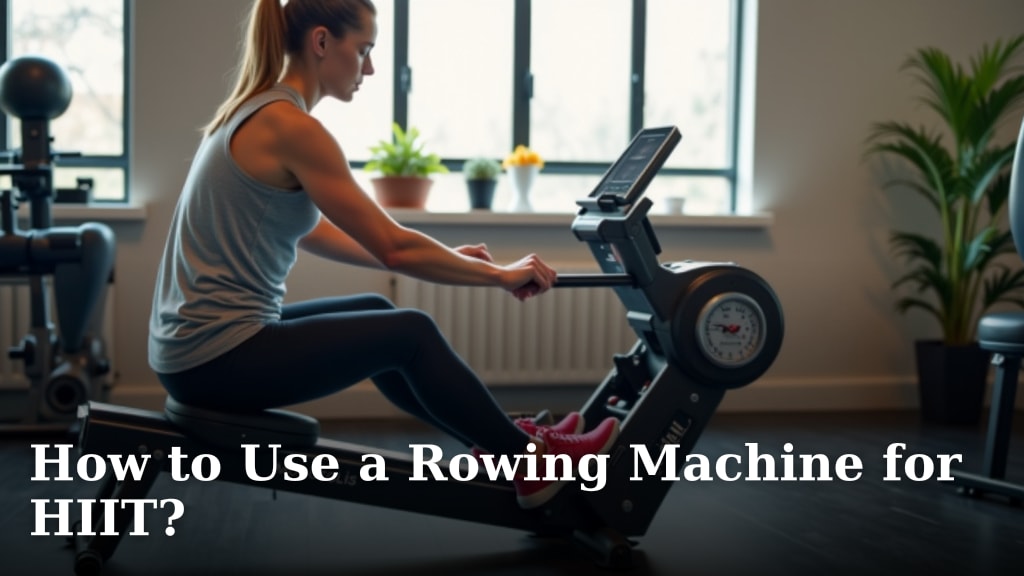 How to Use a Rowing Machine for HIIT?