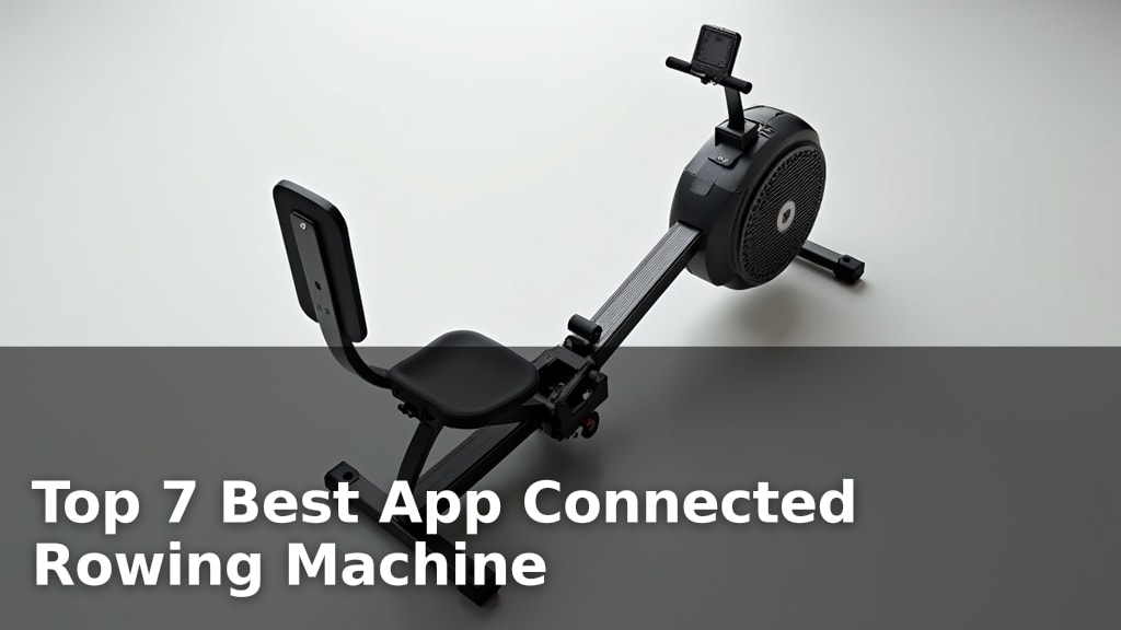 Top 7 Best App Connected Rowing Machine