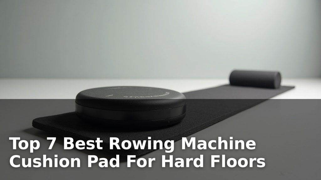 Top 7 Best Rowing Machine Cushion Pad For Hard Floors