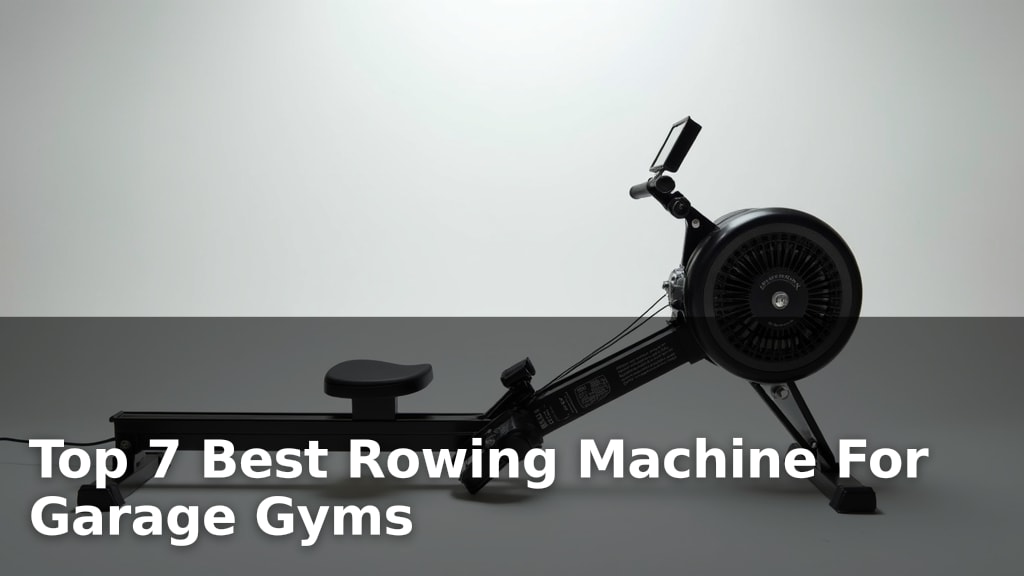 Best Rowing Machine For Garage Gyms