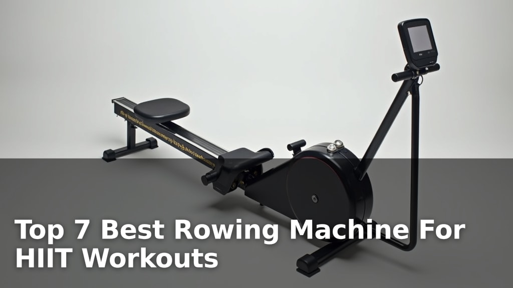 Best Rowing Machine For HIIT Workouts