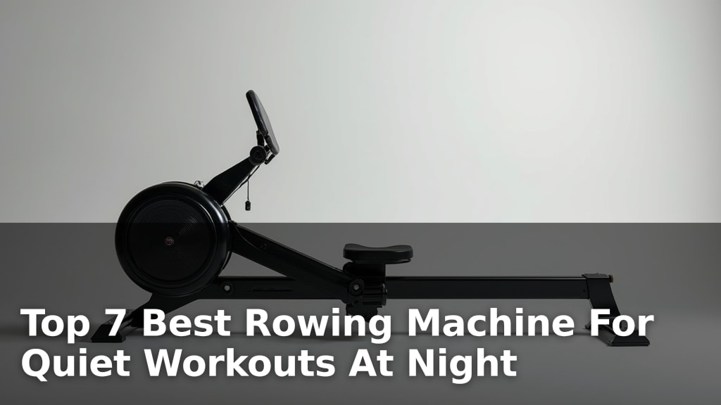 Top 7 Best Rowing Machine For Quiet Workouts At Night