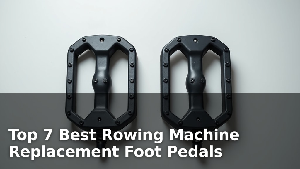 Best Rowing Machine Replacement Foot Pedals