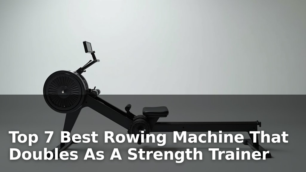 Top 7 Best Rowing Machine That Doubles As A Strength Trainer