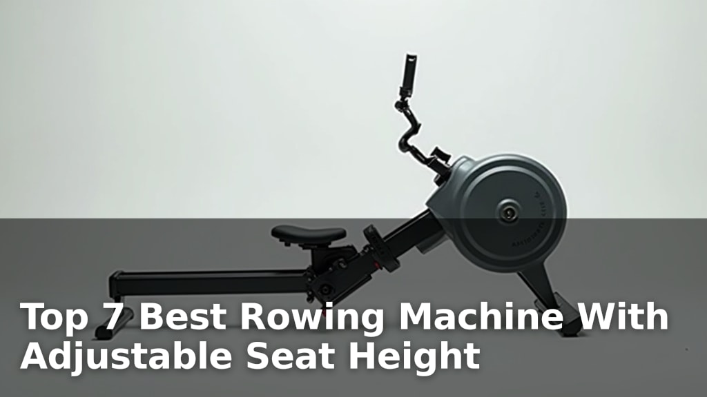 Top 7 Best Rowing Machine With Adjustable Seat Height
