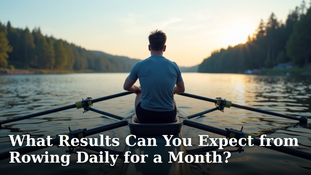 What Results Can You Expect from Rowing Daily for a Month?