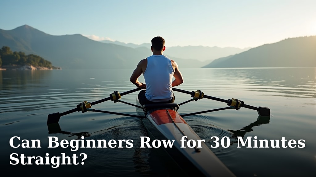 Can Beginners Row for 30 Minutes Straight?