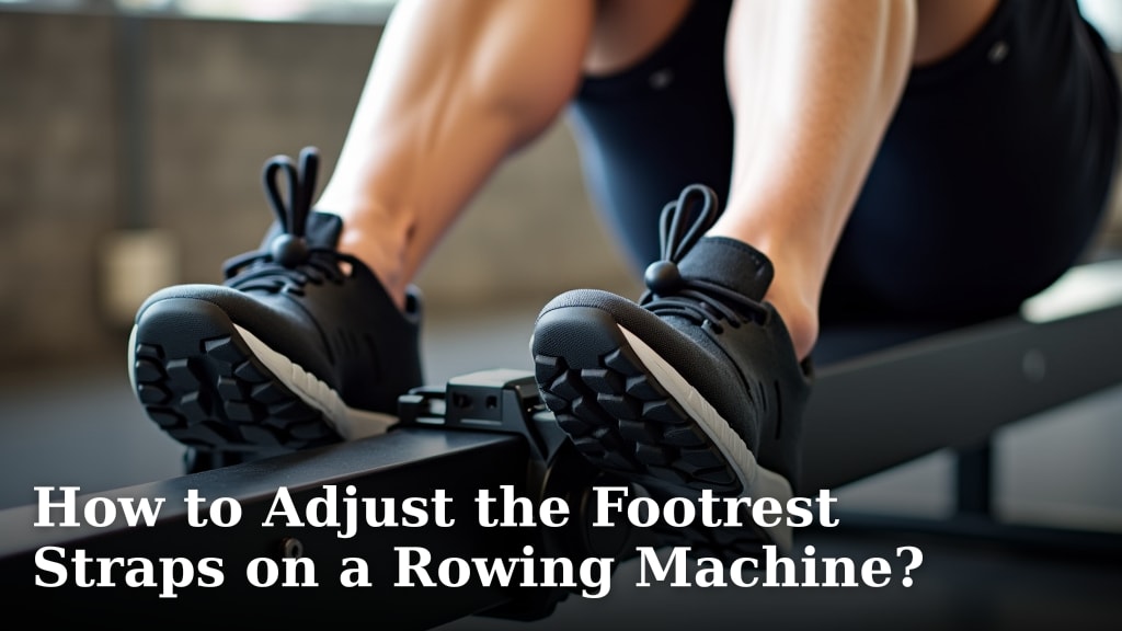 How to Adjust the Footrest Straps on a Rowing Machine?