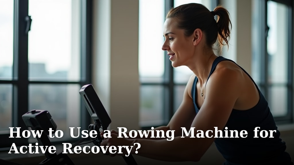 How to Use a Rowing Machine for Active Recovery?