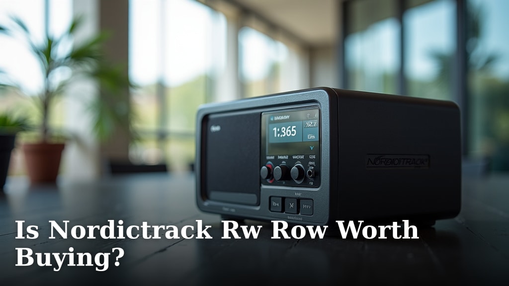 Is Nordictrack Rw Row Worth Buying?
