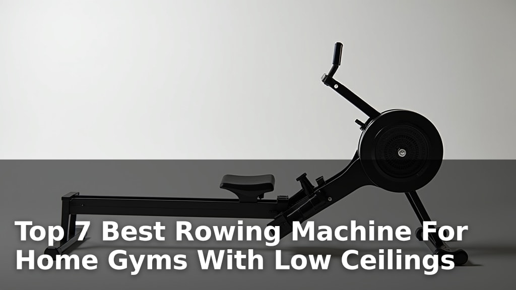 Best Rowing Machine For Home Gyms With Low Ceilings