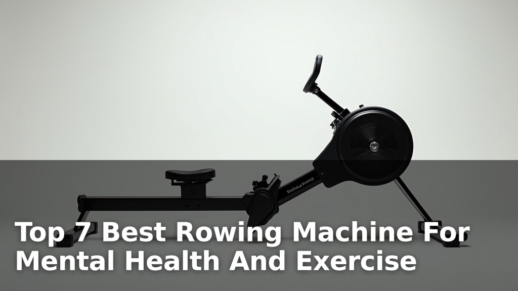 Best Rowing Machine For Mental Health And Exercise