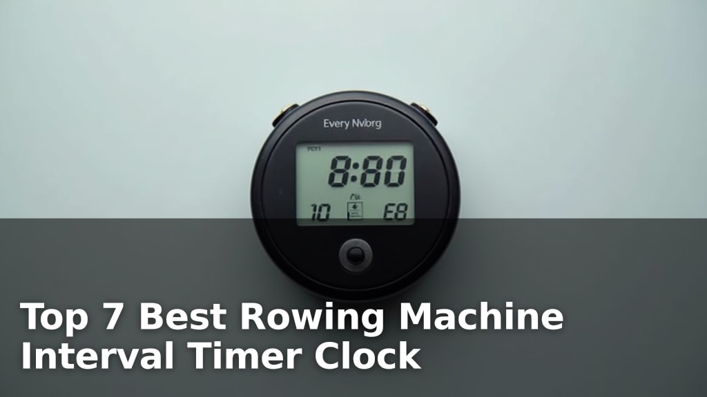 Best Rowing Machine Interval Timer Clock
