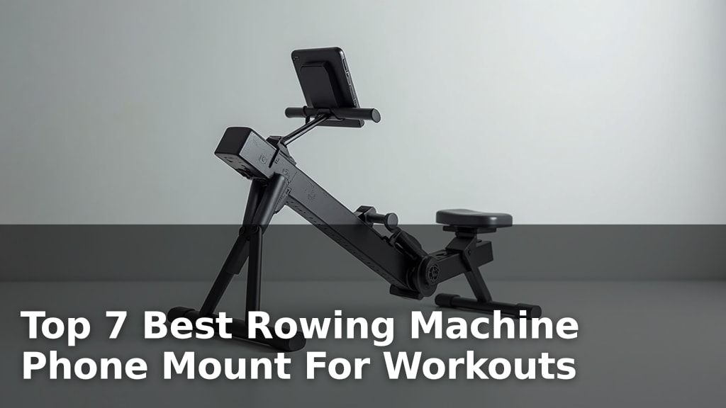 Best Rowing Machine Phone Mount For Workouts
