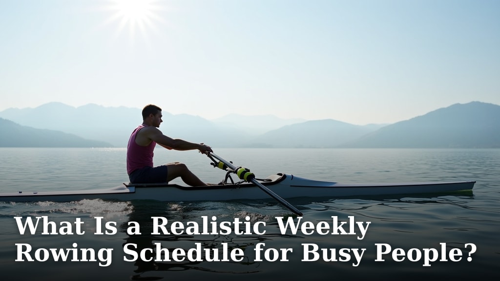 What Is a Realistic Weekly Rowing Schedule for Busy People?