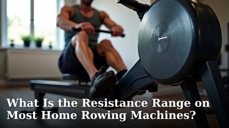 What Is the Resistance Range on Most Home Rowing Machines?