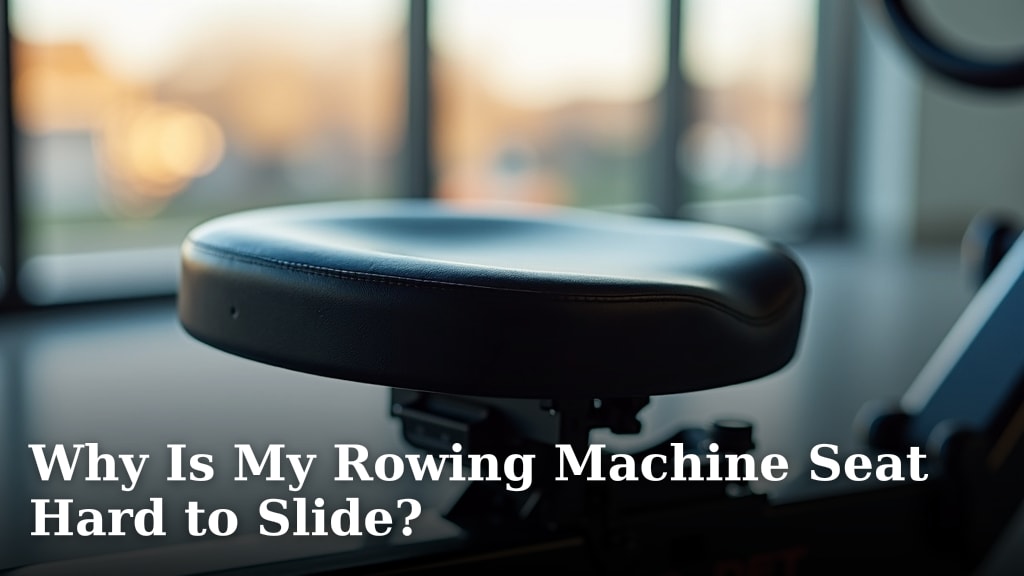 Why Is My Rowing Machine Seat Hard to Slide?
